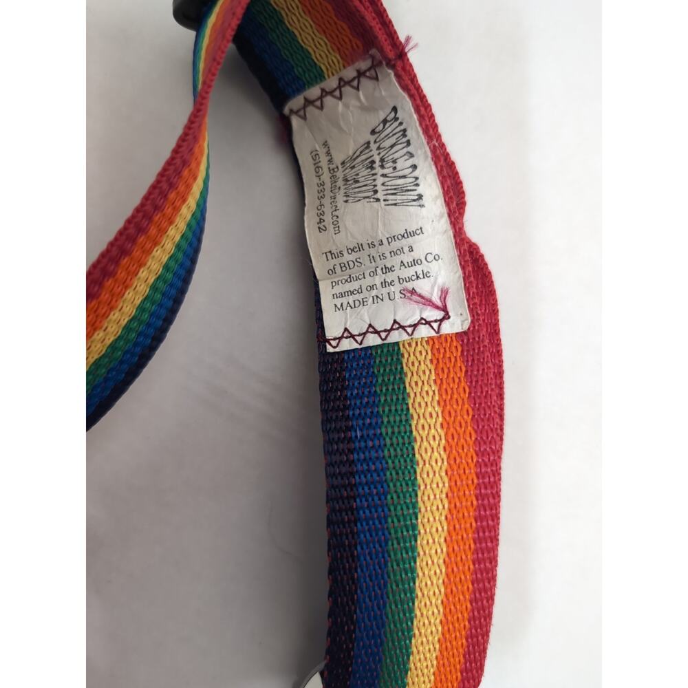 Buckle-Down Skategoods GM Official License Product Adjustable Belt Rainbow Y2K - Picture 3 of 5
